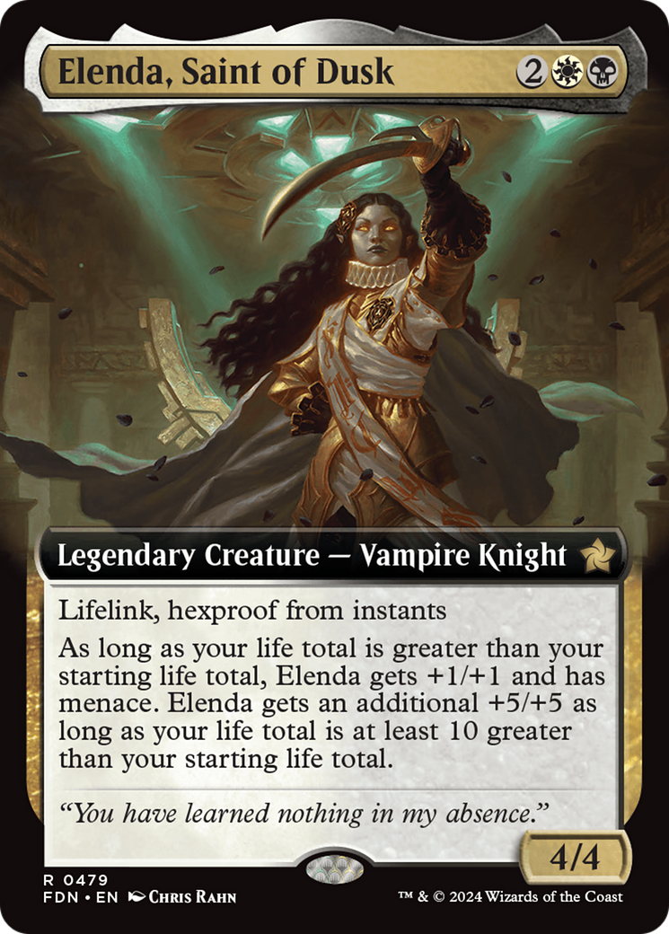 Elenda, Saint of Dusk (0479) (Extended Art)