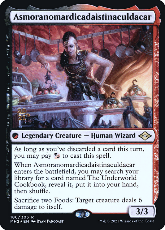 Asmoranomardicadaistinaculdacar (186) (Prerelease) - Foil