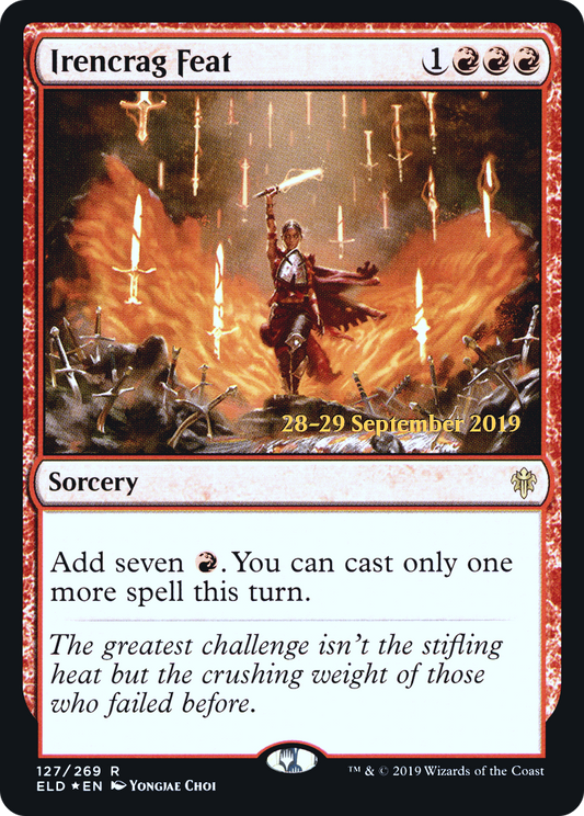 Irencrag Feat (127) (Prerelease) - Foil