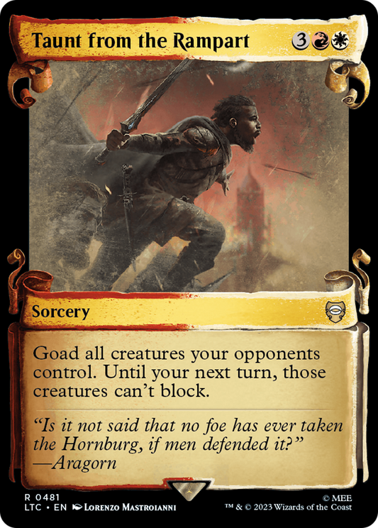 Taunt from the Rampart (0481) (Showcase)