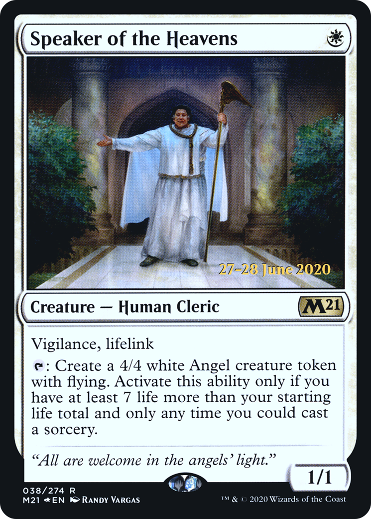 Speaker of the Heavens (038) (Prerelease) - Foil
