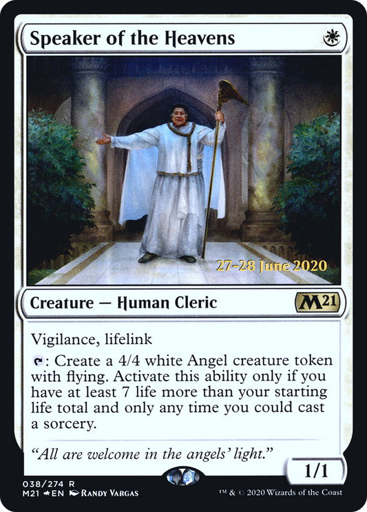 Speaker of the Heavens (038) (Prerelease) - Foil