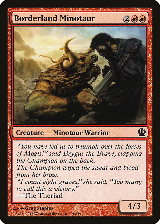 Borderland Minotaur - Foil