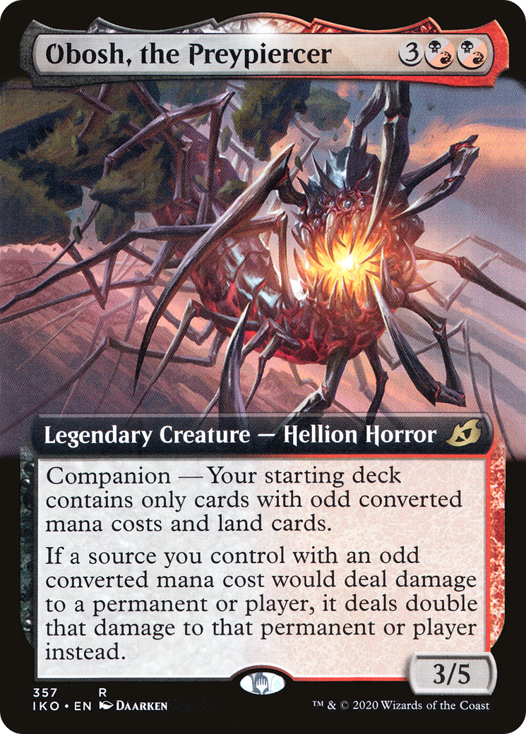 Obosh, the Preypiercer (357) (Extended Art)