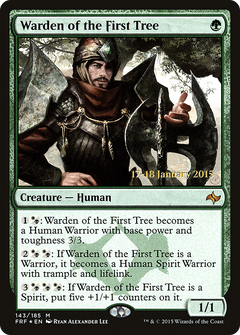 Warden of the First Tree (143) (Prerelease) - Foil