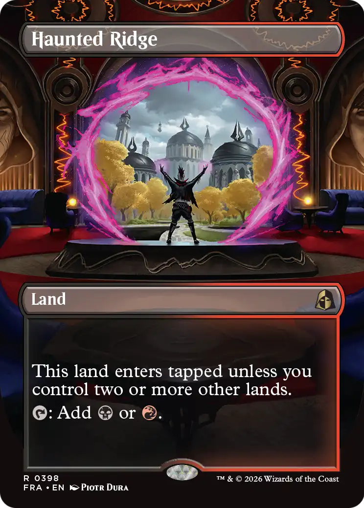 Haunted Ridge (0398) (Borderless) (FRA) - Foil