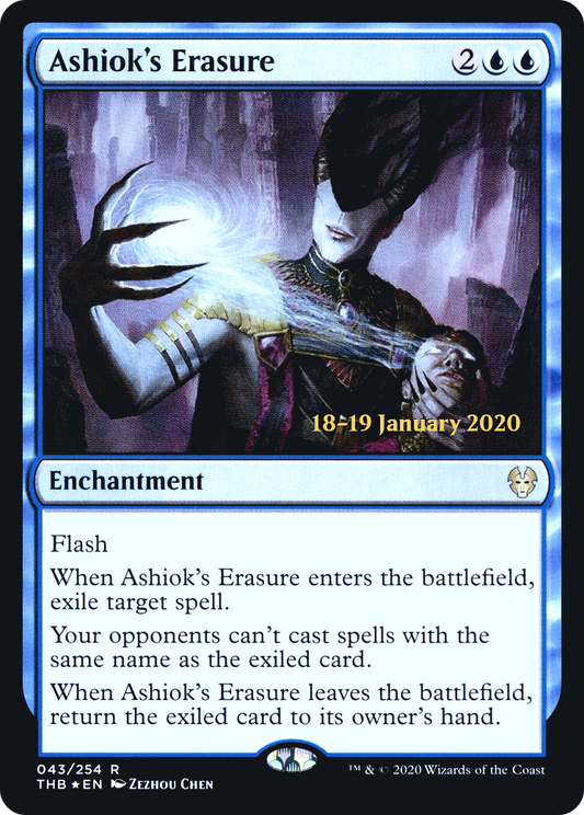 Ashiok's Erasure (043) (Prerelease) - Foil