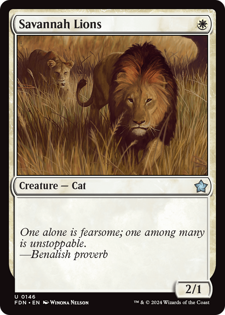 Savannah Lions - Foil
