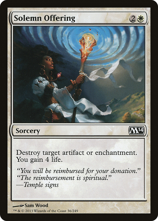 Solemn Offering - Foil