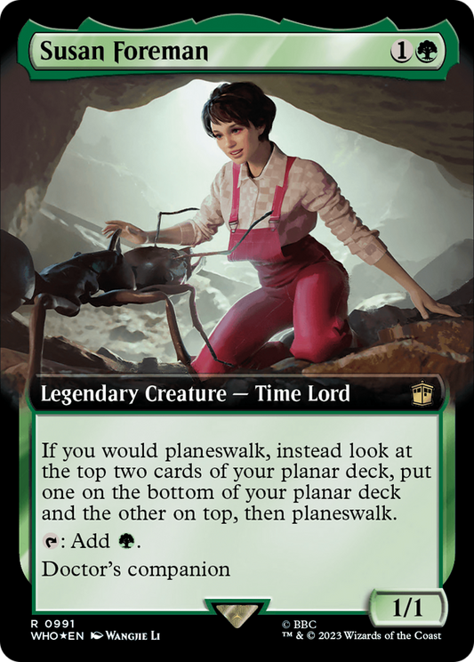 Susan Foreman (0991) (Extended Art) - Surge Foil