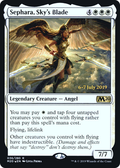 Sephara, Sky's Blade (036) (Prerelease) - Foil