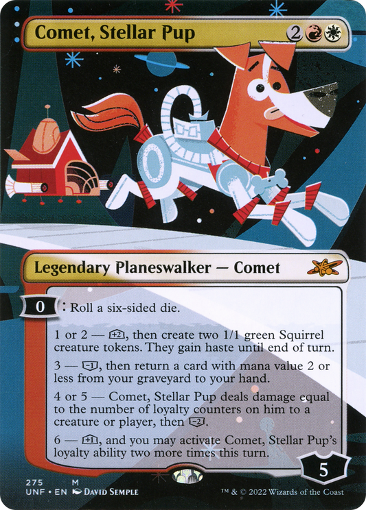 Comet, Stellar Pup (275) (Borderless) - Foil