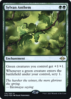 Sylvan Anthem (176) (Prerelease) - Foil