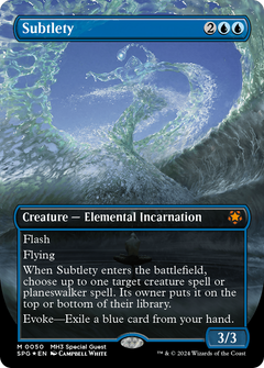 Subtlety (0050) (Borderless) - Textured Foil