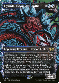 Gyruda, Doom of Depths (0042) (Borderless) (Showcase) - Foil