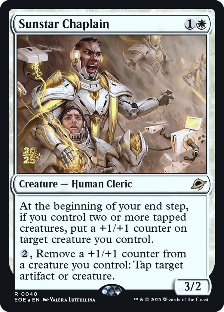 Sunstar Chaplain (0040) (Prerelease) - Foil