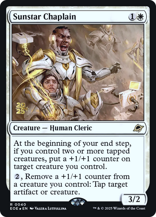 Sunstar Chaplain (0040) (Prerelease) - Foil
