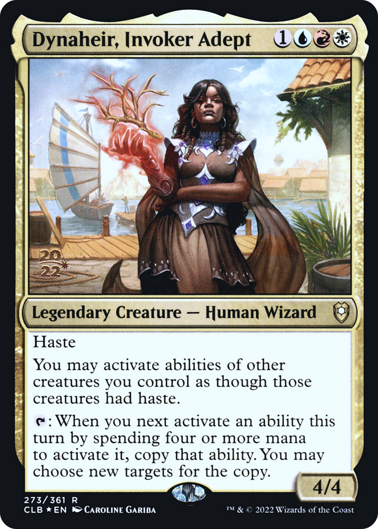 Dynaheir, Invoker Adept (273) (Prerelease) - Foil