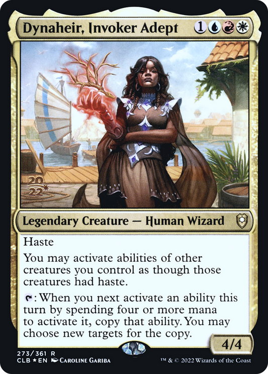 Dynaheir, Invoker Adept (273) (Prerelease) - Foil