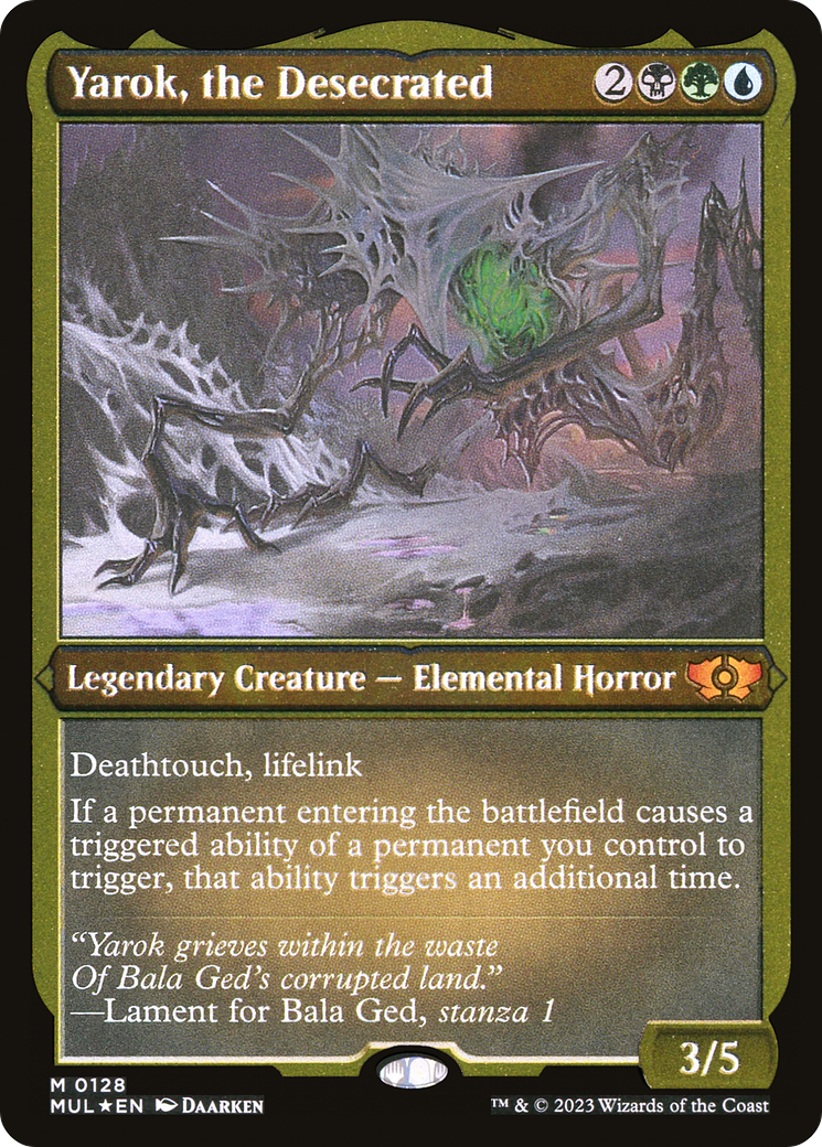 Yarok, the Desecrated (0128) - Foil Etched
