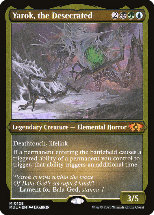 Yarok, the Desecrated (0128) - Foil Etched