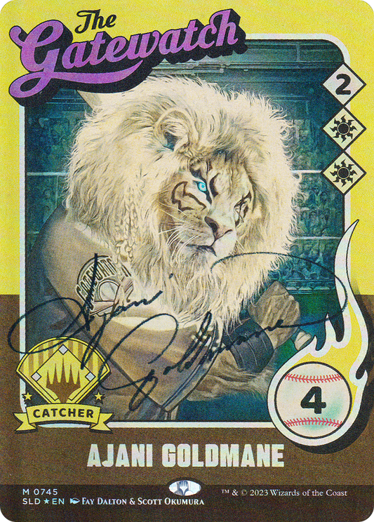 Ajani Goldmane (0745) (Reversible) (Showcase) (SLD) - Foil