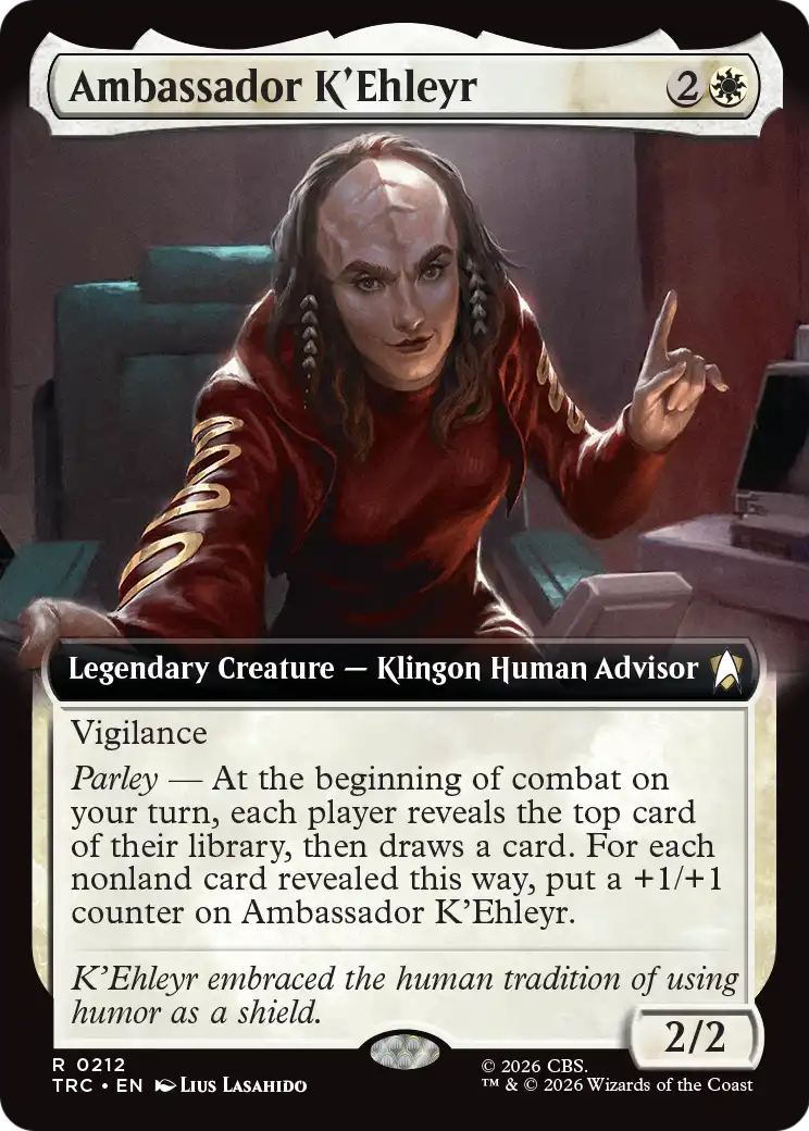 Ambassador K'Ehleyr (0212) (Extended Art) (TRC)