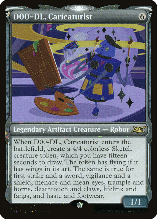 D00-DL, Caricaturist (525) (Showcase) - Galaxy Foil