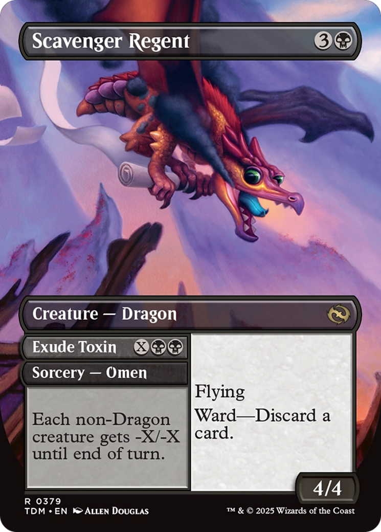 Scavenger Regent // Exude Toxin (0379) (Borderless) (Reversible) (TDM)