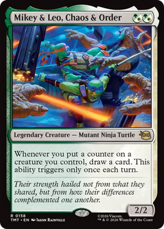 Mikey & Leo, Chaos & Order (TMT) - Foil