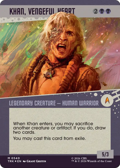 Khan, Vengeful Heart (0540) (Showcase) (TRK) - Surge Foil
