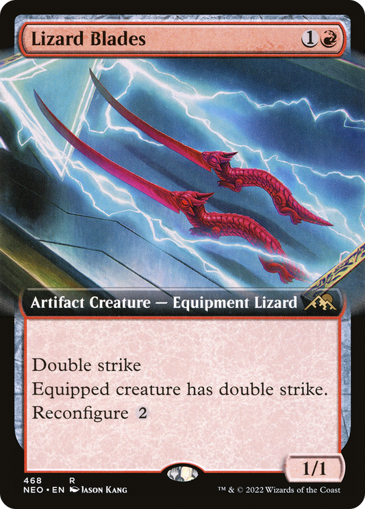 Lizard Blades (468) (Extended Art) - Foil