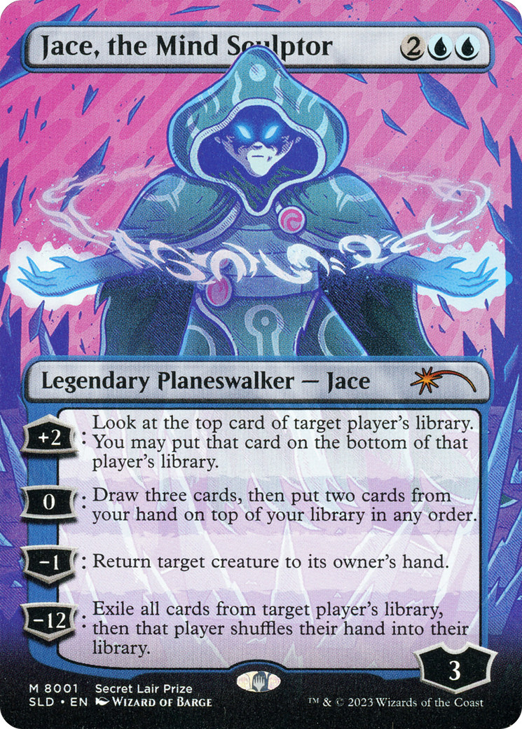 Jace, the Mind Sculptor (8001) (Borderless)