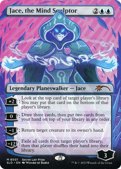 Jace, the Mind Sculptor (8001) (Borderless) - Foil