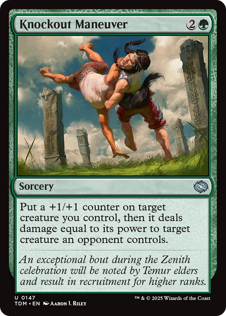 Knockout Maneuver - Foil