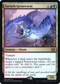 Sarinth Greatwurm (220) (Prerelease) - Foil