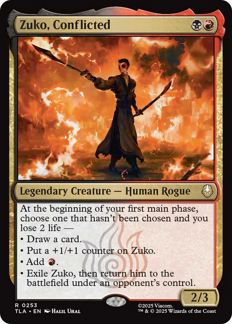 Zuko, Conflicted - Foil tla