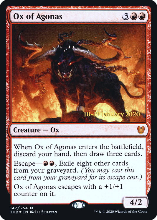 Ox of Agonas (147) (Prerelease) - Foil