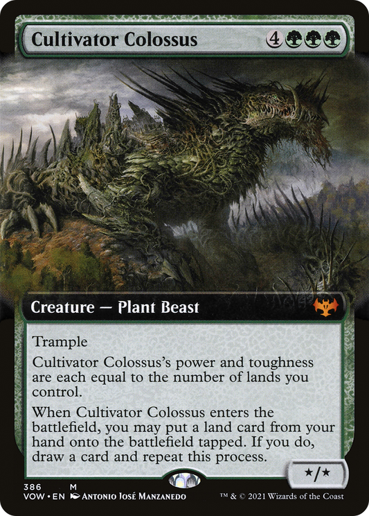 Cultivator Colossus (386) (Extended Art) - Foil
