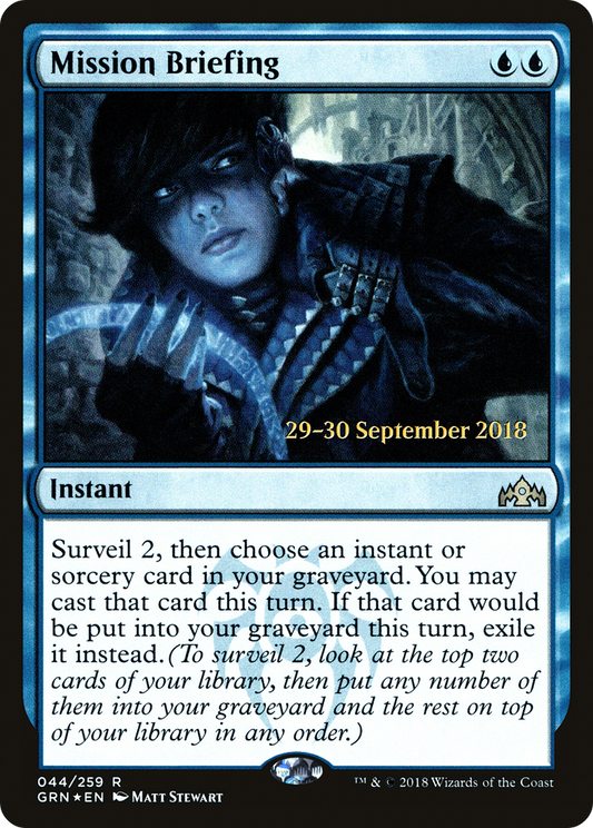 Mission Briefing (044) (Prerelease) - Foil