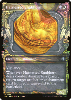 Harnessed Snubhorn (0188) (Showcase) - Halo Foil