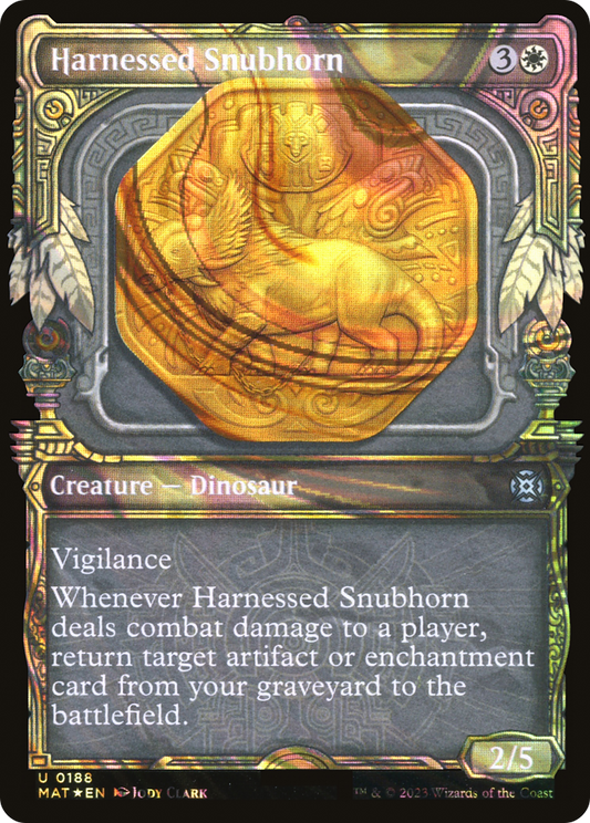 Harnessed Snubhorn (0188) (Showcase) - Halo Foil
