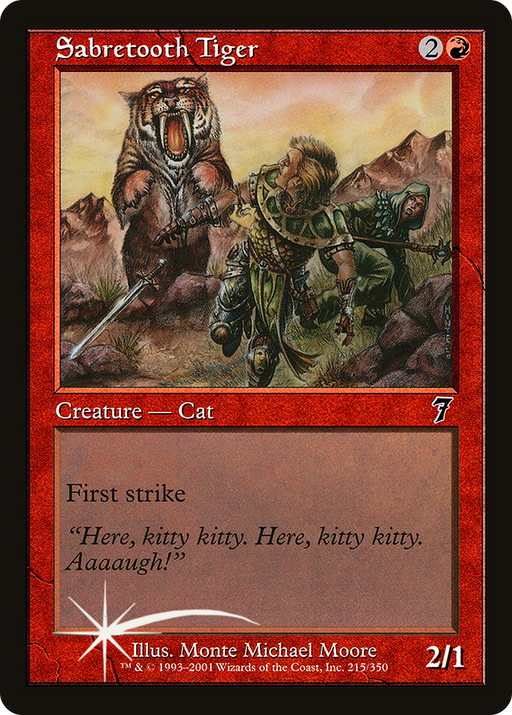 Sabretooth Tiger - Foil