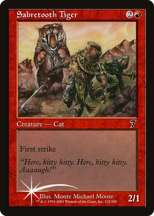 Sabretooth Tiger - Foil