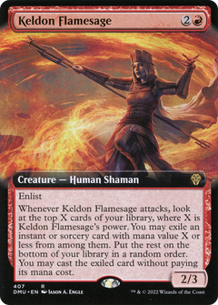 Keldon Flamesage (407) (Extended Art)