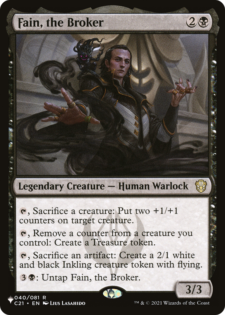 Fain, the Broker (C21-40) (PLST)