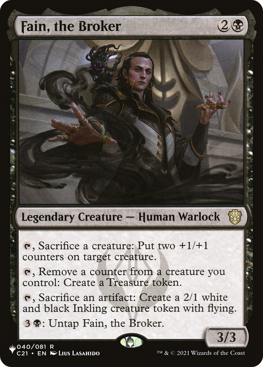 Fain, the Broker (C21-40) (PLST)