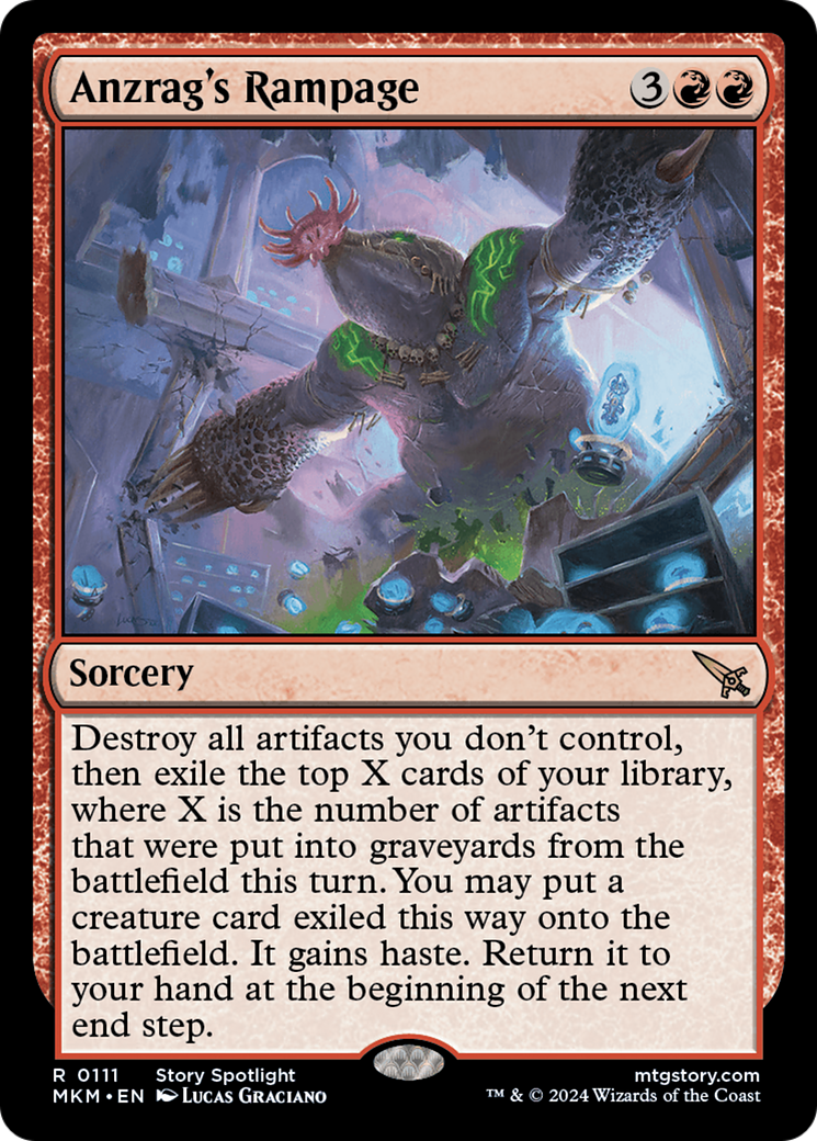 Anzrag's Rampage - Foil