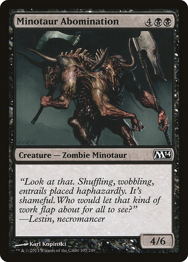 Minotaur Abomination  - Foil