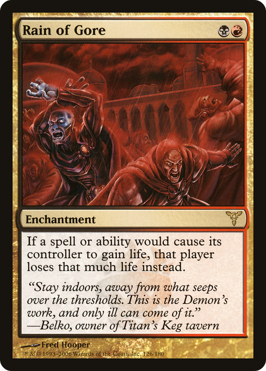 Rain of Gore - Foil